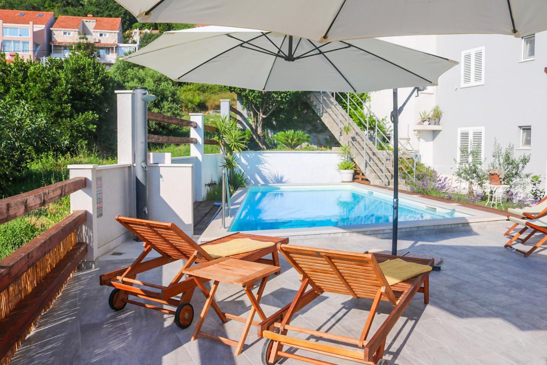 Villa My Rose With A Private Pool Млини Екстериор снимка