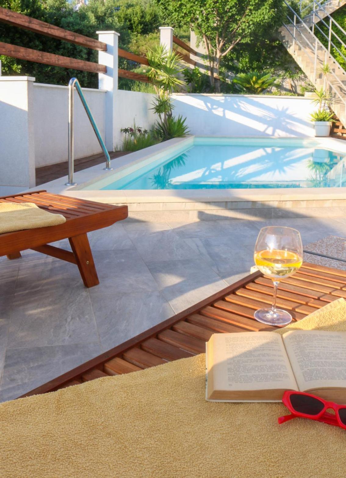 Villa My Rose With A Private Pool Млини Екстериор снимка