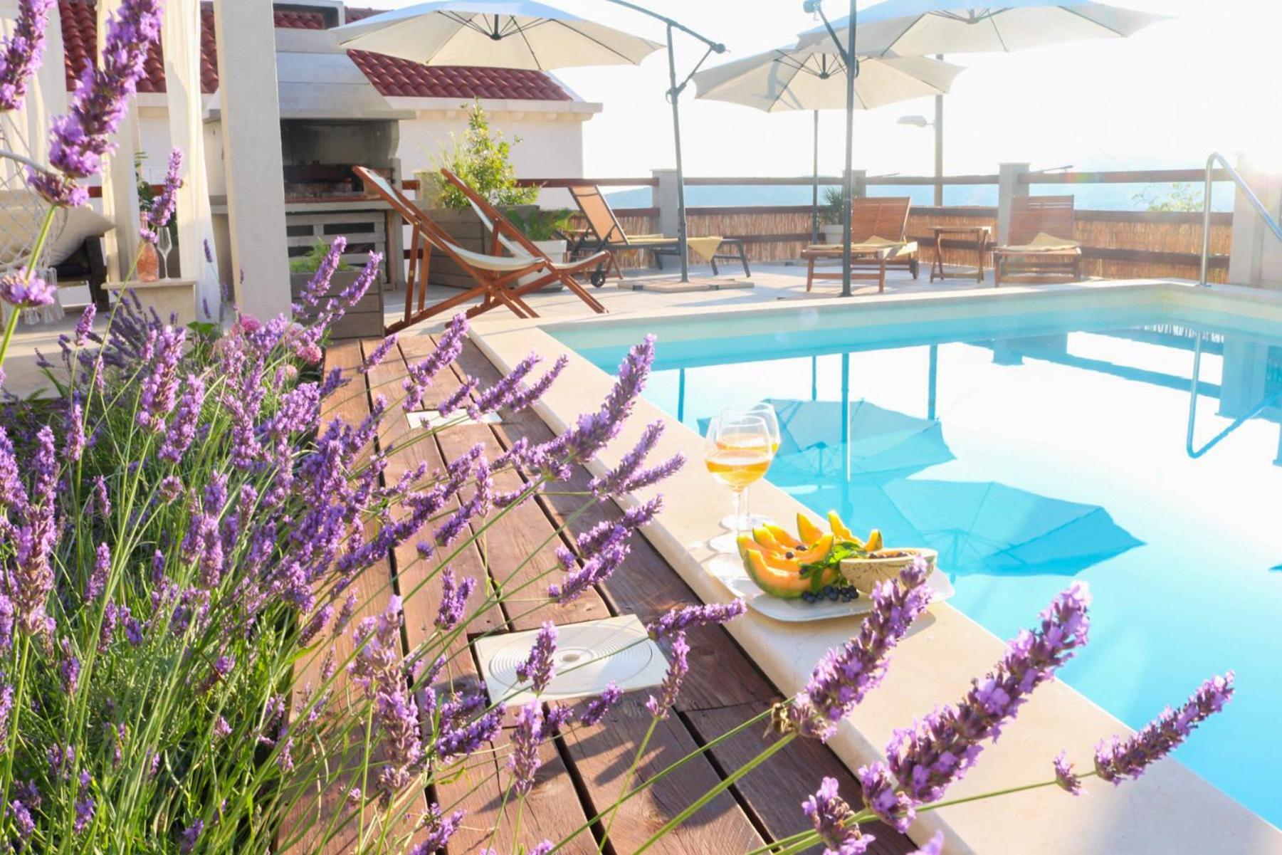 Villa My Rose With A Private Pool Млини Екстериор снимка